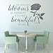Algopix Similar Product 2 - Mulan Quote Wall Decals Flower Blooms