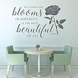 Algopix Similar Product 2 - Mulan Quote Wall Decals Flower Blooms