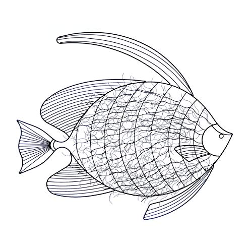 Algopix Similar Product 5 - Accent Plus Intricate Fish Wall Decor