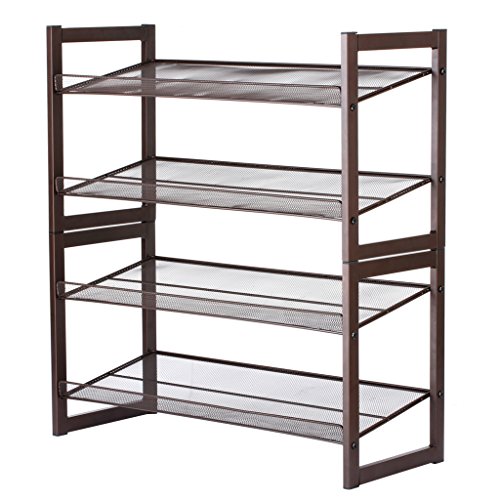 Algopix Similar Product 17 - Rackaphile 4Tier Metal Mesh Utility