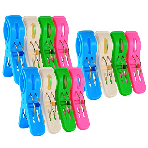 Algopix Similar Product 16 - IPOW 12 Pack Updated Towel Clips