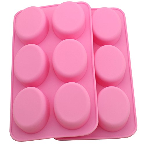 Algopix Similar Product 9 - WARMBUY Oval Silicone Mold for DIY