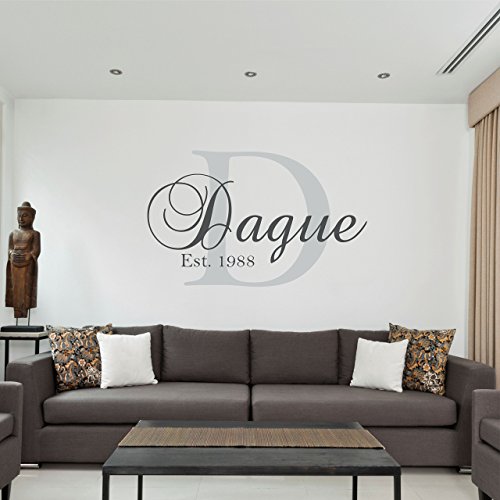 Algopix Similar Product 4 - Custom Family Name Wall Decal 