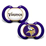 Algopix Similar Product 7 - BabyFanatic Pacifier 2Pack  NFL