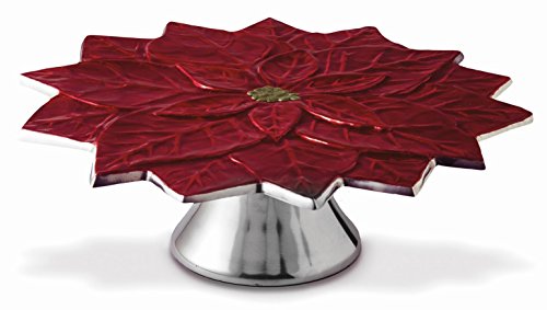 Algopix Similar Product 9 - Julia Knight Poinsettia 13 Cake Stand