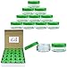 Algopix Similar Product 10 - 50 New Empty 5 Grams Acrylic Clear