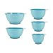 Algopix Similar Product 15 - KitchenAid Mixing Bowls Set of 5 Aqua