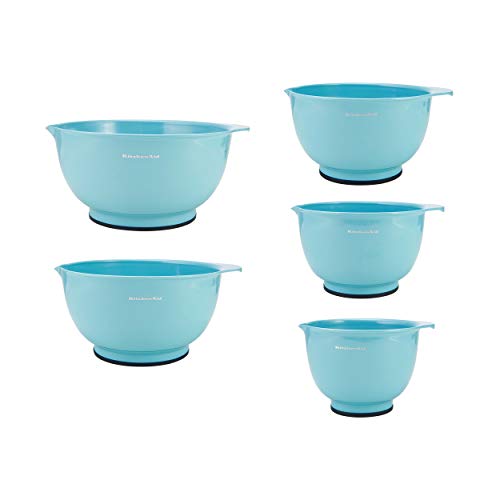 Algopix Similar Product 6 - KitchenAid Mixing Bowls Set of 5 Aqua