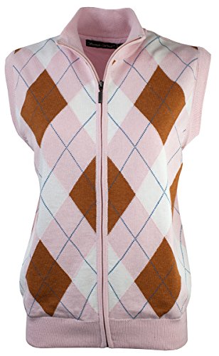 Algopix Similar Product 17 - Ladies Sweater Vest (Small, Pink)