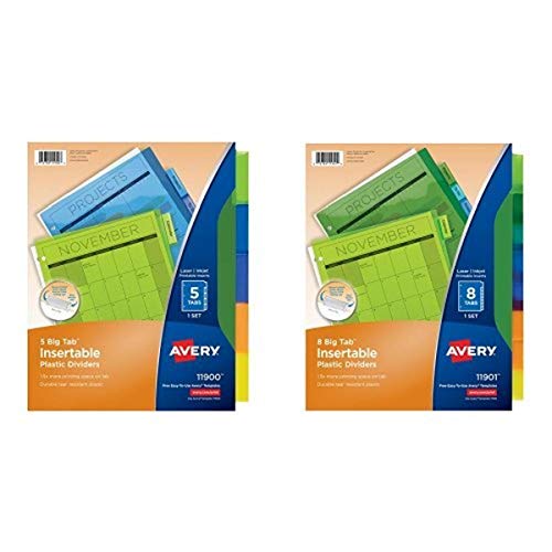 Algopix Similar Product 11 - Avery Big Tab Insertable Plastic