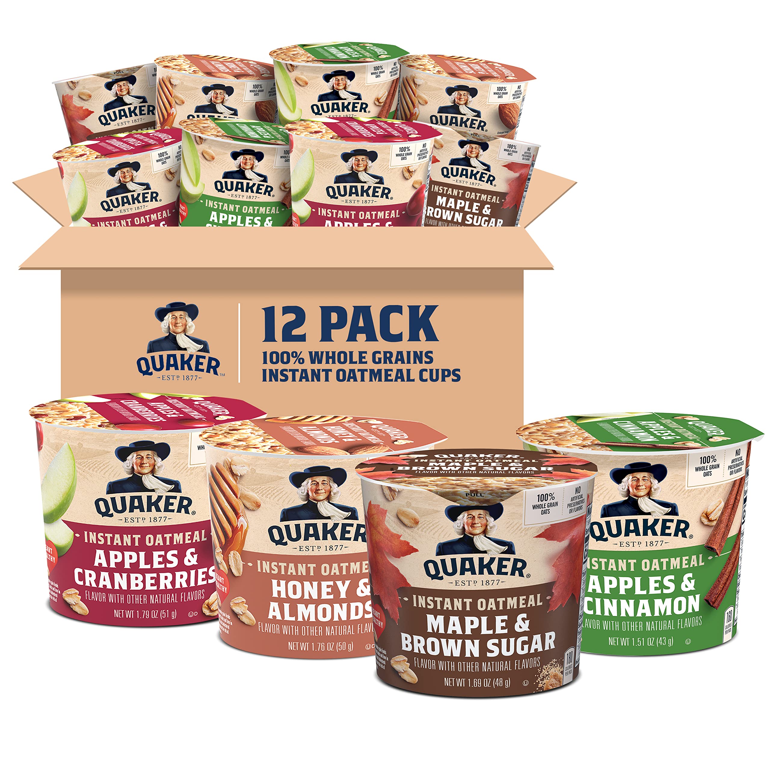 Algopix Similar Product 14 - Quaker Instant Oatmeal Express Cups 4