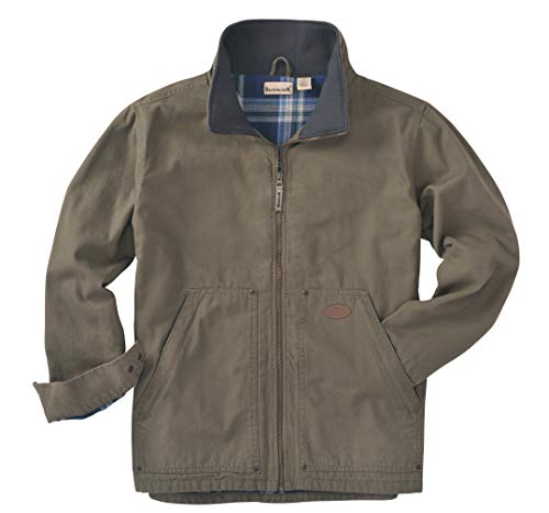Algopix Similar Product 13 - Backpacker Full Zip Canvas Jacket Moss