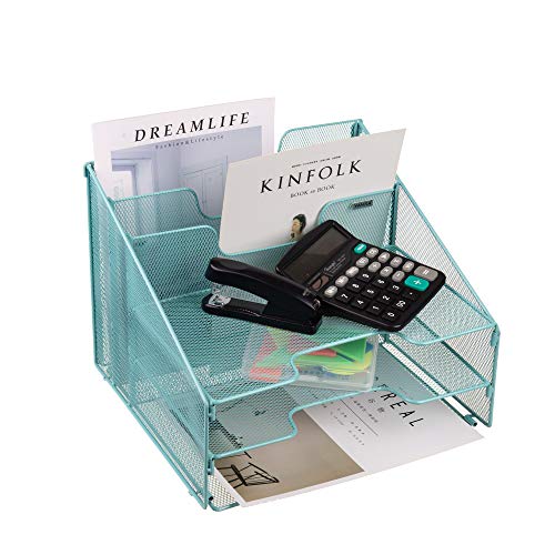 Algopix Similar Product 7 - VANRA Metal Mesh Desktop File Sorter