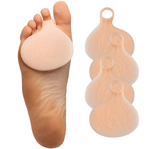 Algopix Similar Product 4 - ZenToes 4 Pack Gel Metatarsal Foot Pads