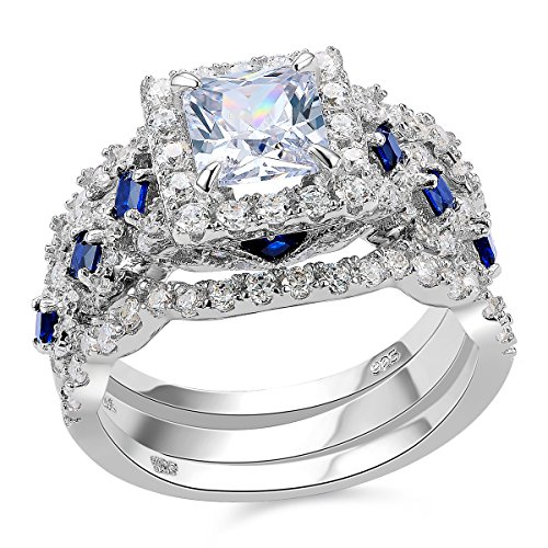 Algopix Similar Product 15 - Newshe Jewellery Princess Moissanite