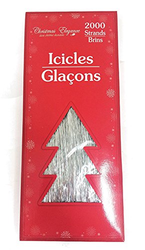 Algopix Similar Product 1 - 2000 Strands Icicles Tinsel Tree