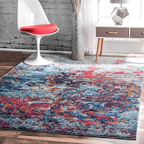 Algopix Similar Product 10 - Contemporary Abstract Splatter Seascape