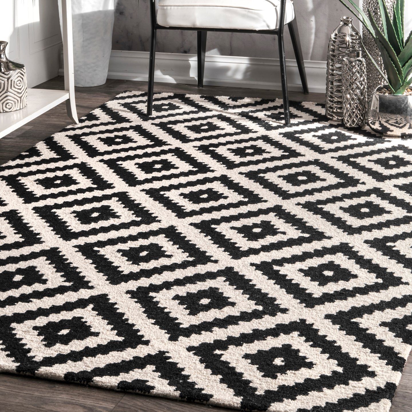 Algopix Similar Product 10 - nuLOOM Kellee Hand Tufted Geometric