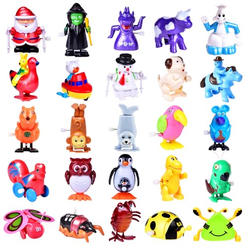 Algopix Similar Product 6 - Wind Up Toys  25pcs Windup Animals
