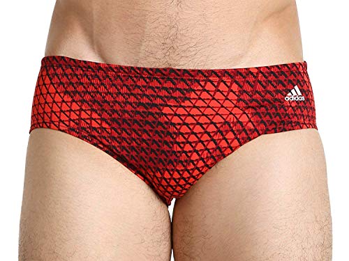 Algopix Similar Product 10 - adidas Mens Web Print Competitive Swim