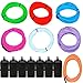 Algopix Similar Product 5 - JYtrend 7 Pack 9ft Neon Light El Wire