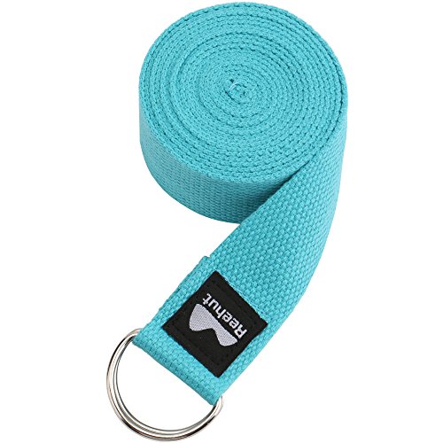 Algopix Similar Product 3 - REEHUT Yoga Strap 6ft with Ebook 