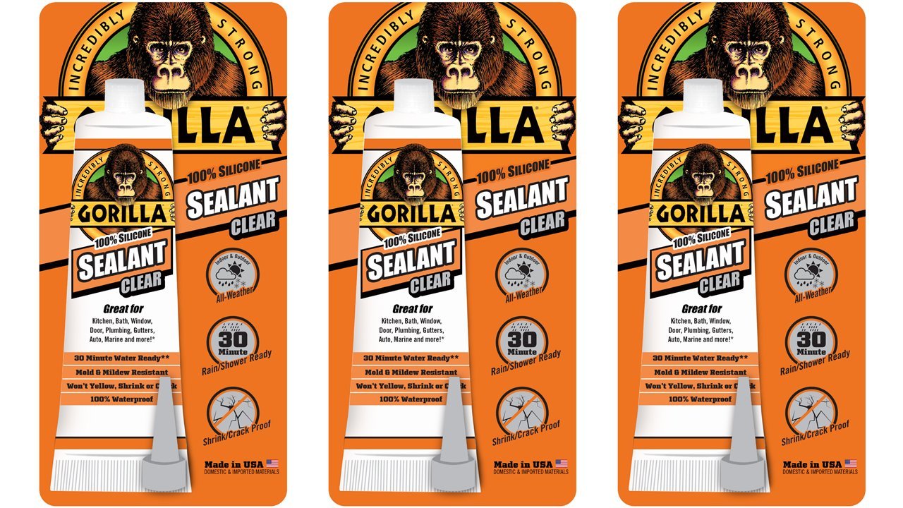 Algopix Similar Product 1 - Gorilla 100 Percent Silicone Sealant