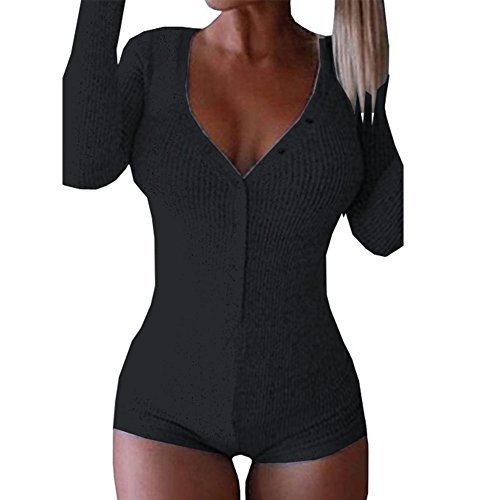 Algopix Similar Product 15 - Womens Long Sleeve Bodysuit Polyester