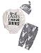 Algopix Similar Product 16 - 3PcsSet Newborn Baby Girl Boy Deer