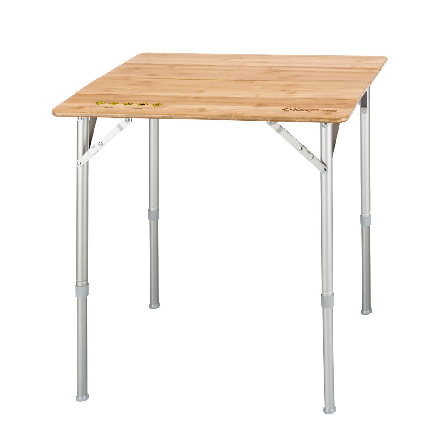 Algopix Similar Product 14 - KingCamp Bamboo Folding Table with