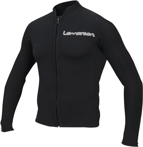 Algopix Similar Product 11 - Lemorecn Wetsuit Top Men 3mm and 2mm