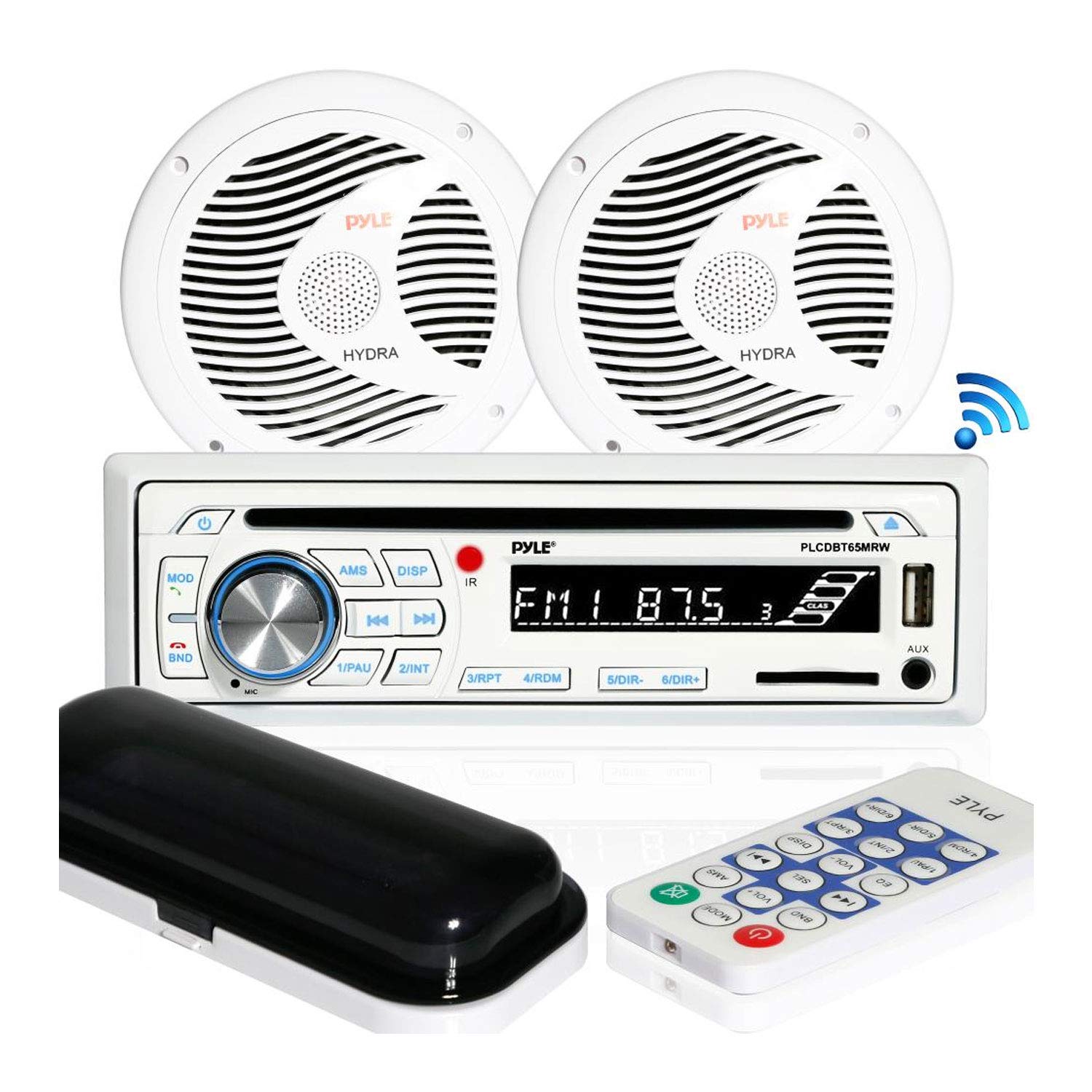 Algopix Similar Product 11 - Pyle Marine Stereo Receiver Speaker Kit
