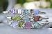 Algopix Similar Product 10 - Birthstone Jewelry Garnet Amethyst