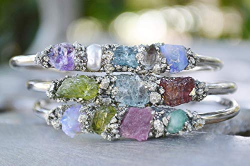 Algopix Similar Product 12 - Birthstone Jewelry Garnet Amethyst