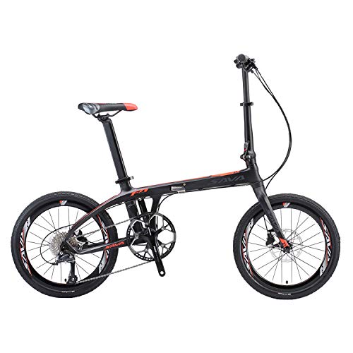 Algopix Similar Product 9 - Folding Bike SAVADECK 20 inch Carbon