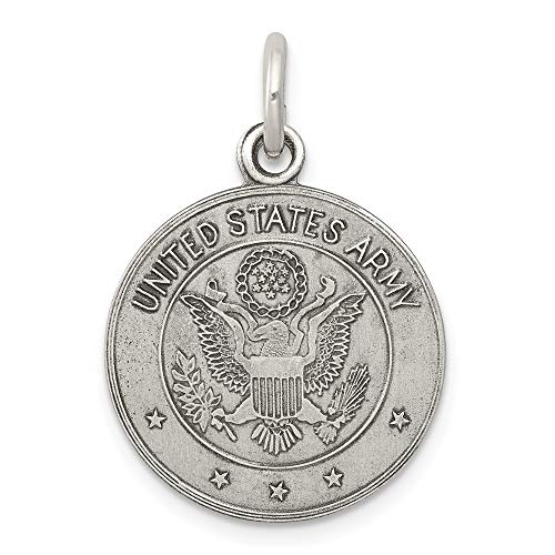 Algopix Similar Product 16 - 925 Sterling Silver US Army Medal