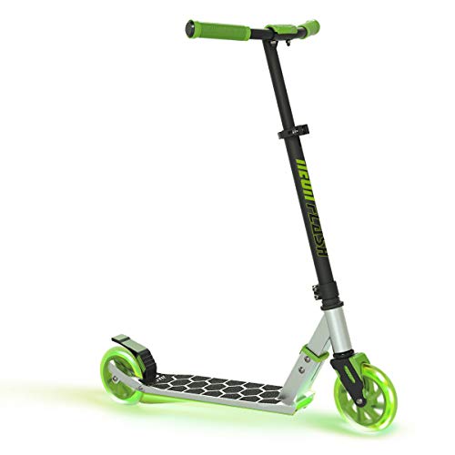 Algopix Similar Product 7 - Neon Flash Kids Scooter with LED Lights