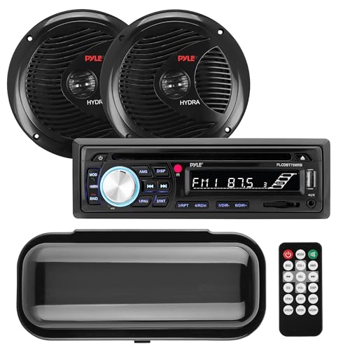 Algopix Similar Product 20 - Pyle Marine Stereo Receiver Speaker Kit