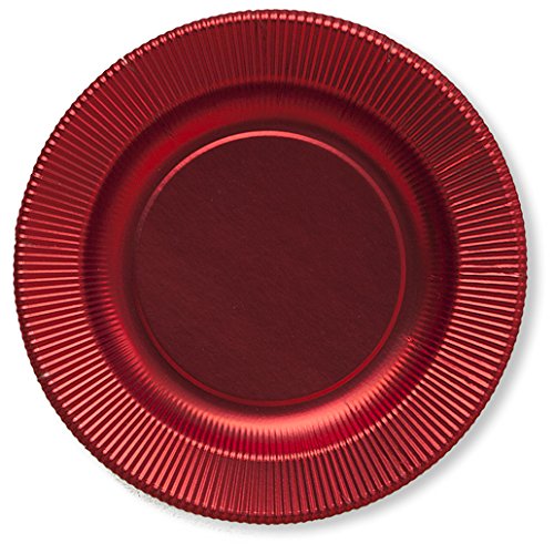Algopix Similar Product 5 - Sophistiplate Satin Red Righe