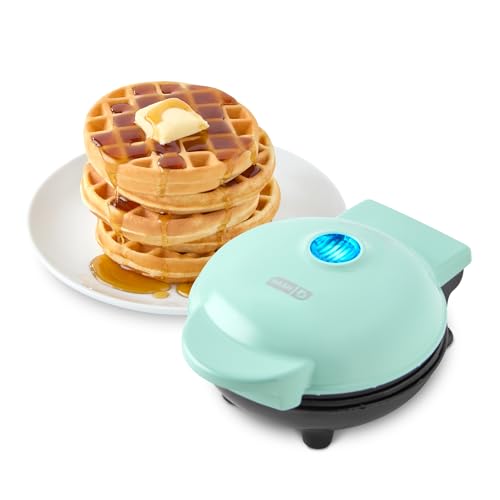 Algopix Similar Product 4 - DASH Mini Waffle Maker  4 Waffle
