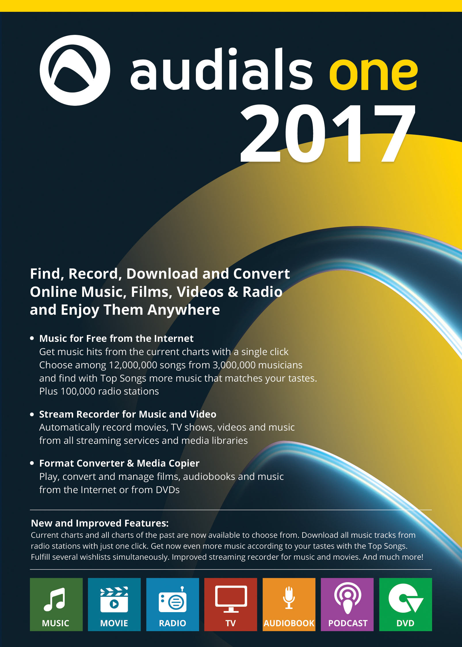 Algopix Similar Product 8 - Audials One 2017 [Download]