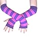 Algopix Similar Product 7 - Cheshire Cat Stripes Arm warmers purple