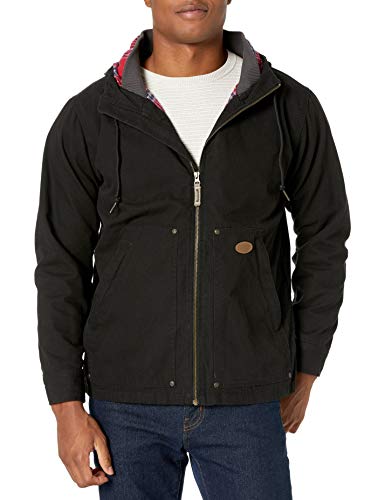 Algopix Similar Product 7 - Backpacker Hooded Canvas Jacket Black
