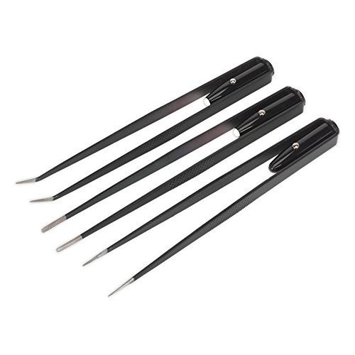 Algopix Similar Product 4 - Sealey TWZ001 Industrial Tweezer Set