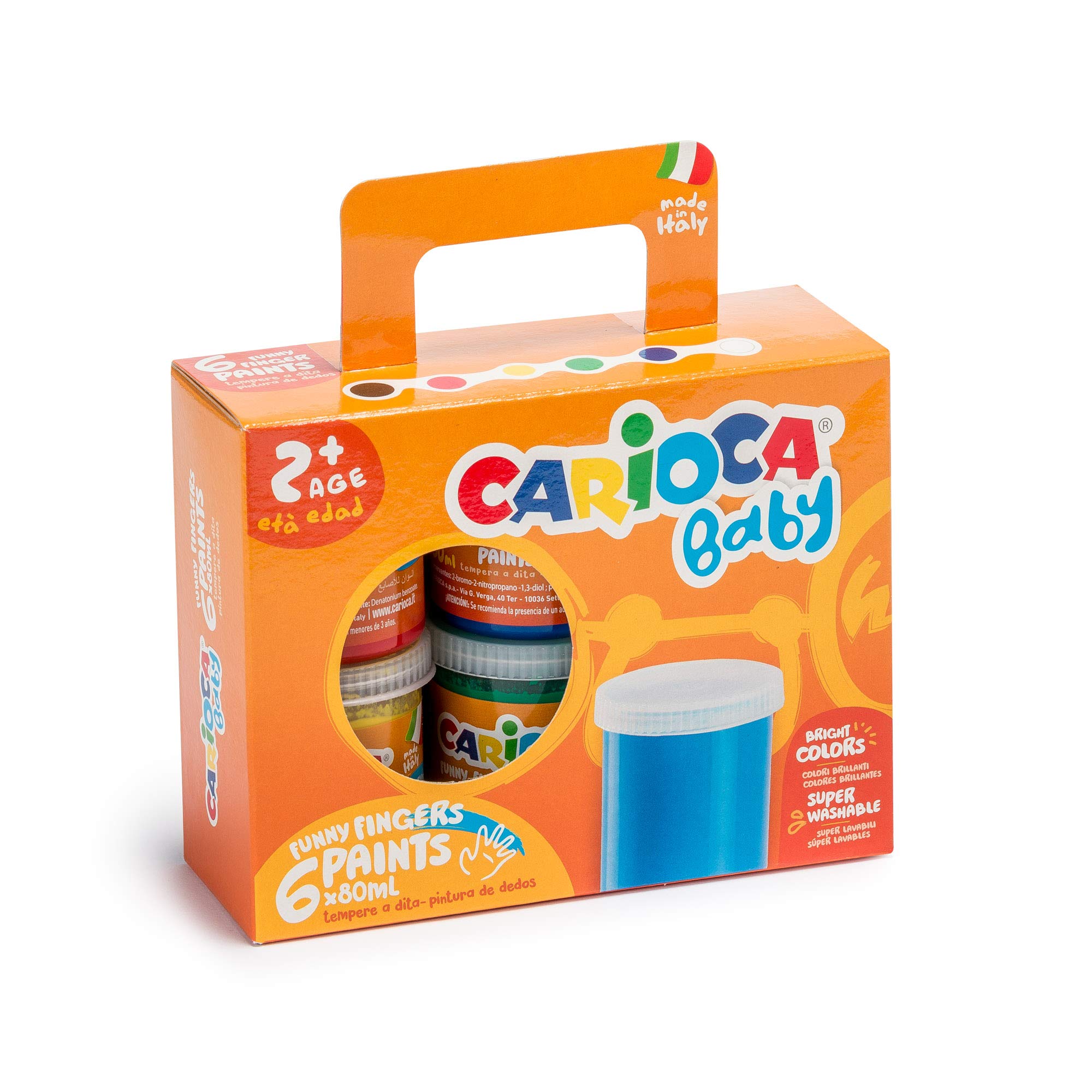 Algopix Similar Product 18 - Carioca CARKO032 Baby Finger Paint80