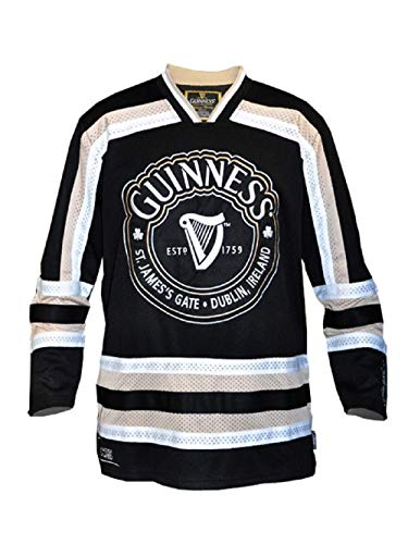 Algopix Similar Product 9 - Guinness Black Hockey Jersey – Large