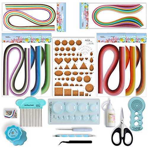 Algopix Similar Product 7 - JUYA Paper Quilling Kit with Blue Tools