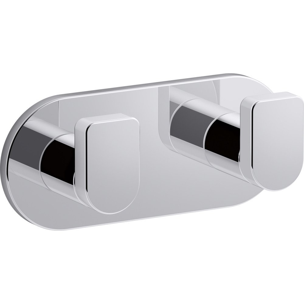Algopix Similar Product 4 - KOHLER 73146Cp Composed Double Robe