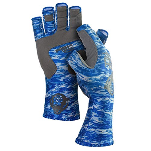 Algopix Similar Product 15 - Fish Monkey FM11BLWTRCAML Half Finger