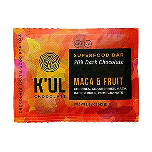 Algopix Similar Product 6 - KUL CHOCOLATE Stamina Dark Chocolate